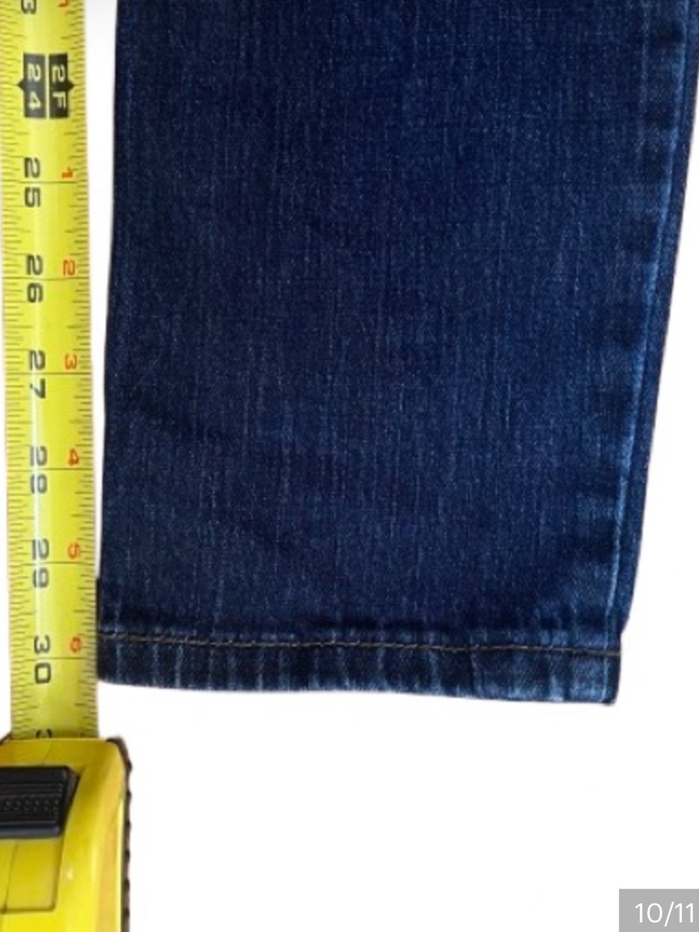 Free People Dark Wash High Rise Skinny Jeans Indigo Denim Size 27 - Picture 6 of 9